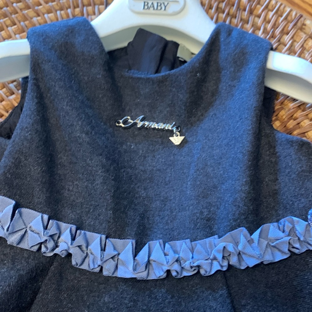 Giorgio Armani Baby 3mos Grey dress